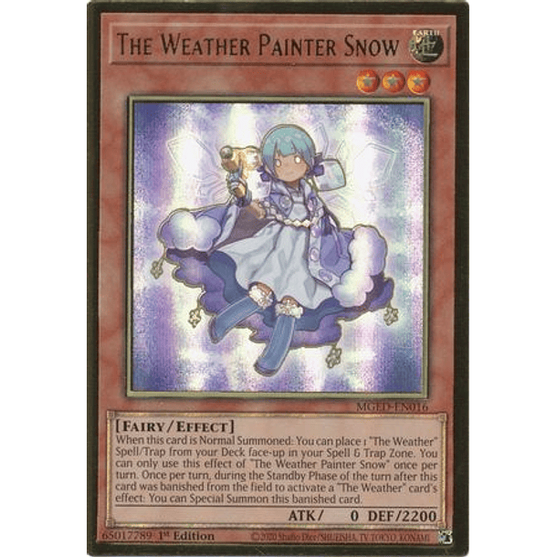 The Weather Painter Snow - MGED-EN016 - Premium Gold Rare