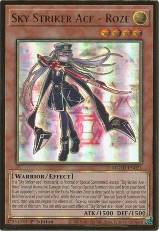 Sky Striker Ace - Roze - MGED-EN021 - Premium Gold Rare 1