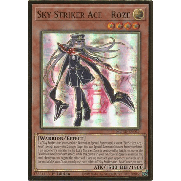 Sky Striker Ace - Roze - MGED-EN021 - Premium Gold Rare