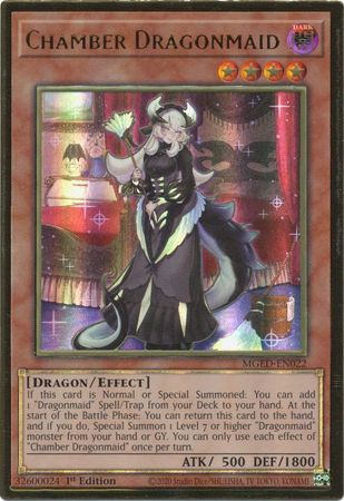 Chamber Dragonmaid - MGED-EN022 - Premium Gold Rare 1