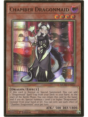 Chamber Dragonmaid - MGED-EN022 - Premium Gold Rare