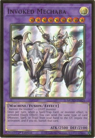 Invoked Mechaba - MGED-EN025 - Premium Gold Rare 1