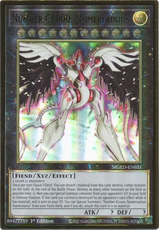 Number C1000: Numerounius - MGED-EN031 - Premium Gold Rare 1