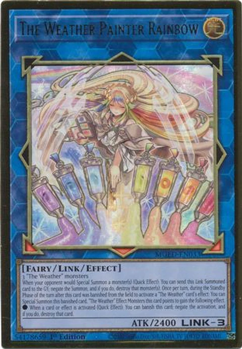 The Weather Painter Rainbow - MGED-EN033 - Premium Gold Rare
