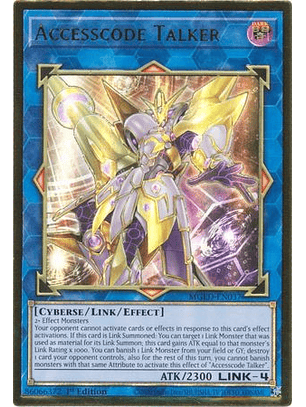 Accesscode Talker - MGED-EN037 - Premium Gold Rare