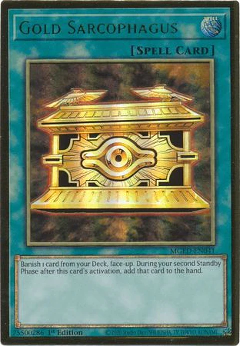Gold Sarcophagus - MGED-EN041 - Premium Gold Rare