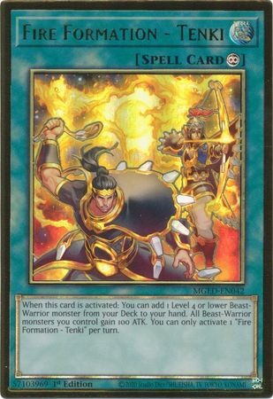 Fire Formation - Tenki - MGED-EN042 - Premium Gold Rare 1
