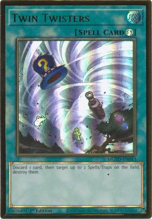 Twin Twisters - MGED-EN043 - Premium Gold Rare 1