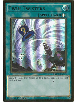 Twin Twisters - MGED-EN043 - Premium Gold Rare
