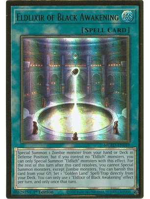Eldlixir of Black Awakening - MGED-EN049 - Premium Gold Rare