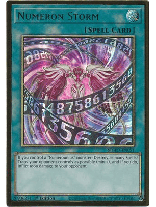 Numeron Storm - MGED-EN051 - Premium Gold Rare