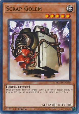 Scrap Golem - MGED-EN059 - Rare 1