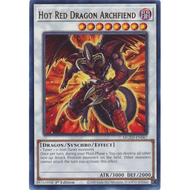 Hot Red Dragon Archfiend - MGED-EN067 - Rare