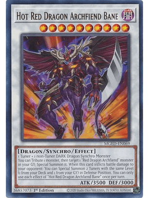 Hot Red Dragon Archfiend Bane - MGED-EN069 - Rare