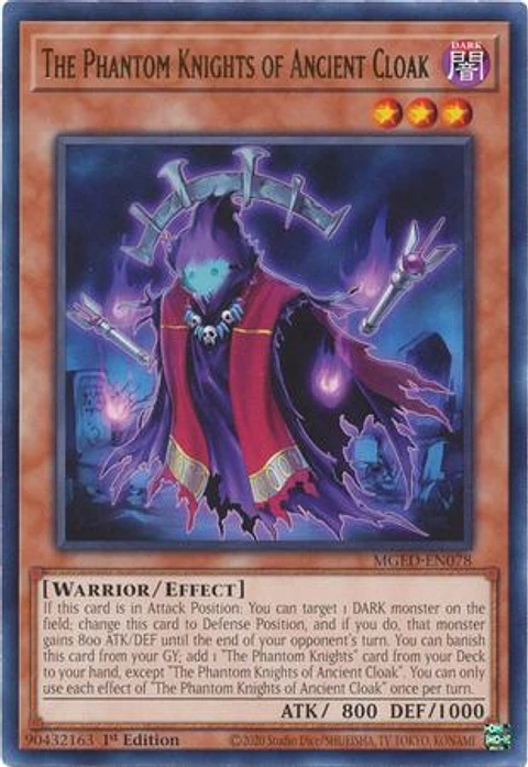 The Phantom Knights of Ancient Cloak - MGED-EN078 - Rare