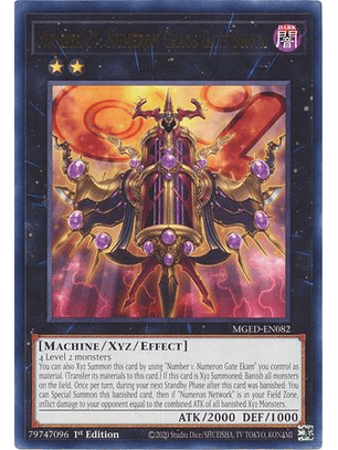 Number C1: Numeron Chaos Gate Sunya - MGED-EN082 - Rare