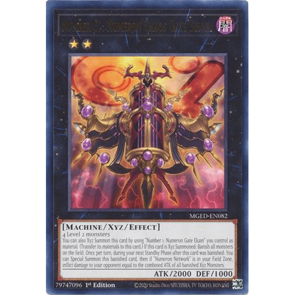 Number C1: Numeron Chaos Gate Sunya - MGED-EN082 - Rare
