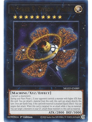 Number 9: Dyson Sphere - MGED-EN089 - Rare