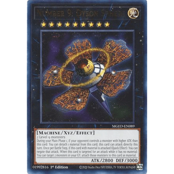 Number 9: Dyson Sphere - MGED-EN089 - Rare