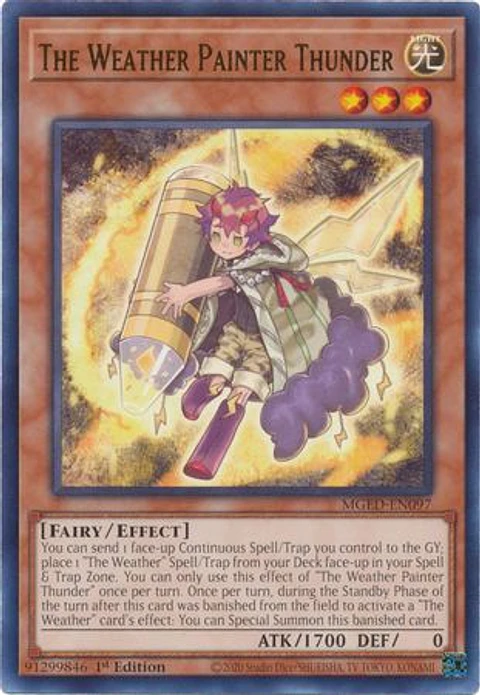 The Weather Painter Thunder - MGED-EN097 - Rare