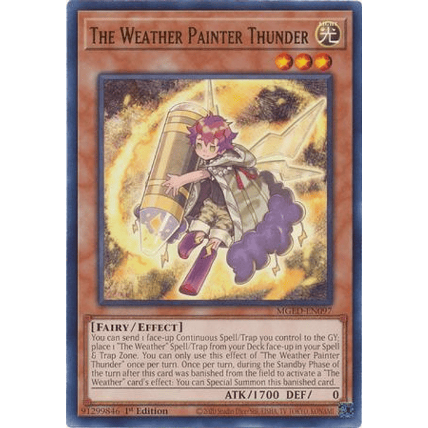 The Weather Painter Thunder - MGED-EN097 - Rare