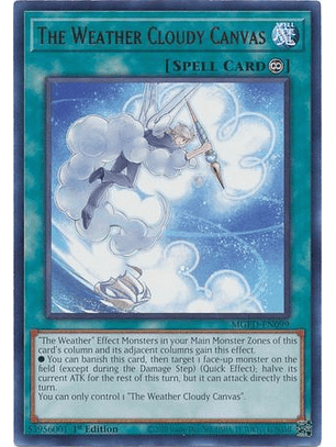 The Weather Cloudy Canvas - MGED-EN099 - Rare