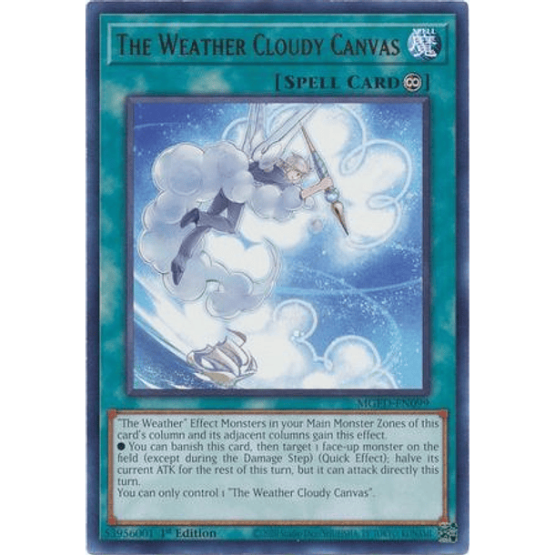 The Weather Cloudy Canvas - MGED-EN099 - Rare