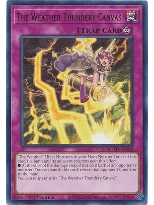 The Weather Thundery Canvas - MGED-EN100 - Rare