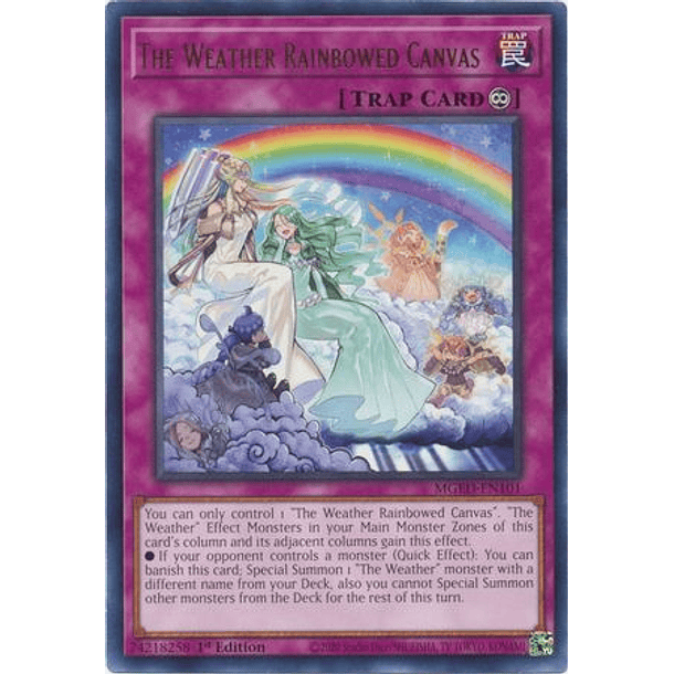 The Weather Rainbowed Canvas - MGED-EN101 - Rare