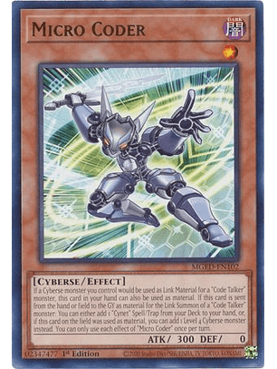 Micro Coder - MGED-EN102 - Rare
