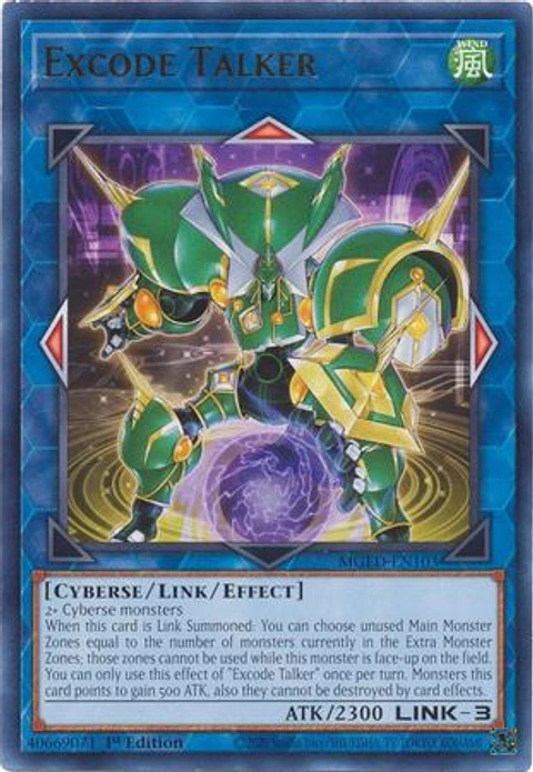 Excode Talker - MGED-EN103 - Rare