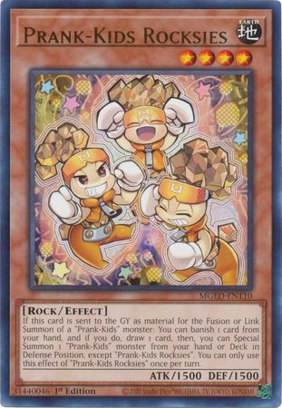 Prank-Kids Rocksies - MGED-EN110 - Rare  1