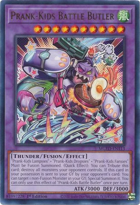 Prank-Kids Battle Butler - MGED-EN113 - Rare 