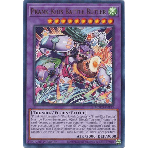 Prank-Kids Battle Butler - MGED-EN113 - Rare 