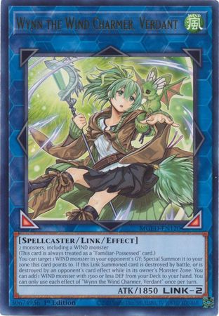 Wynn the Wind Charmer, Verdant - MGED-EN120 - Rare 1