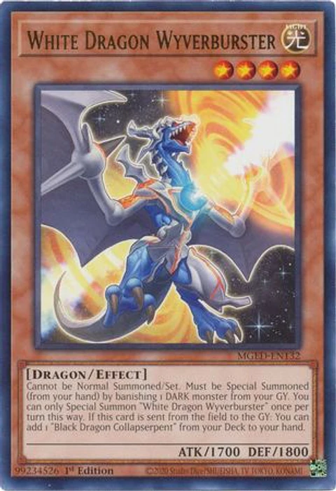 White Dragon Wyverburster - MGED-EN132 - Rare 