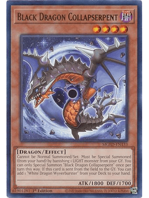 Black Dragon Collapserpent - MGED-EN133 - Rare