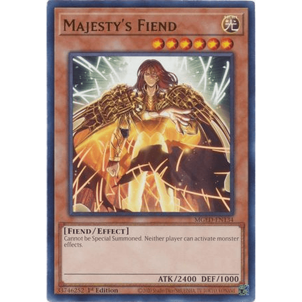 Majesty's Fiend - MGED-EN134 - Rare