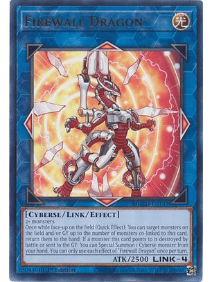 Firewall Dragon (red alternate art) - MGED-EN141 - Rare