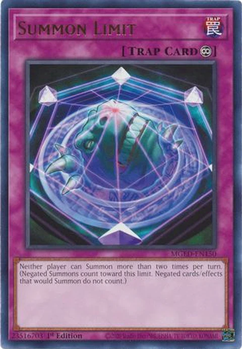 Summon Limit - MGED-EN150 - Rare (jugada