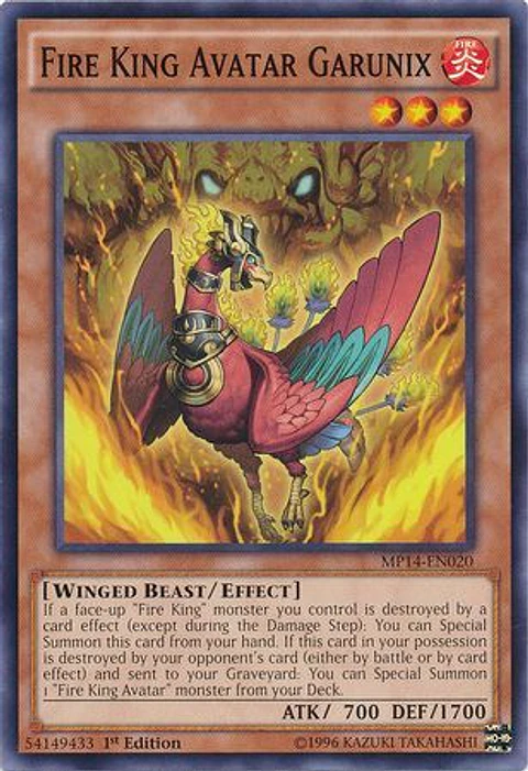 Fire King Avatar Garunix - MP14-EN020 - Common