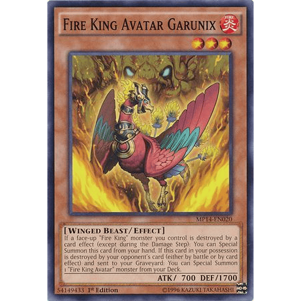 Fire King Avatar Garunix - MP14-EN020 - Common