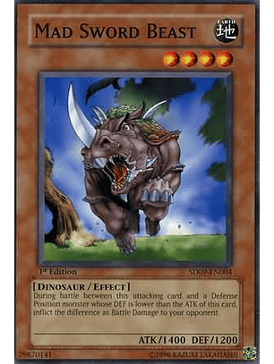 Mad Sword Beast - SD09-EN004 - Common