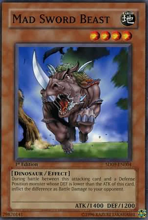 Mad Sword Beast - SD09-EN004 - Common