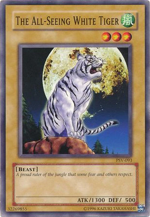 The All-Seeing White Tiger - PSV-093 - Common