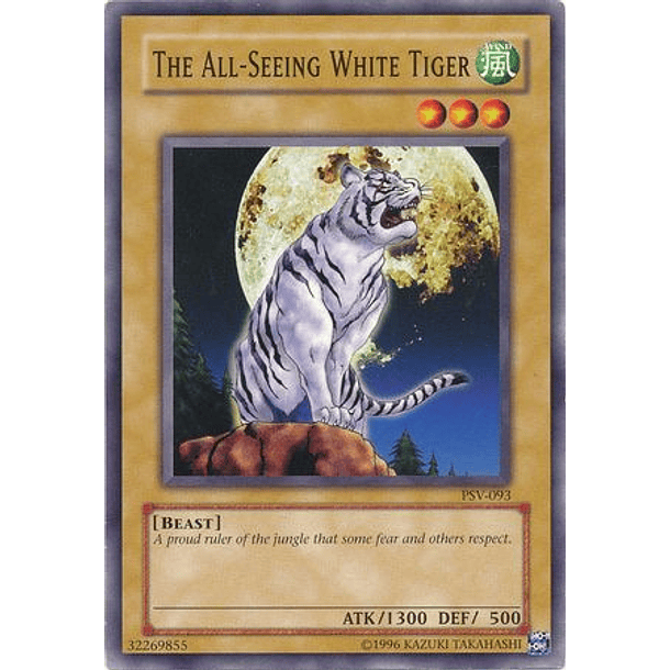 The All-Seeing White Tiger - PSV-093 - Common