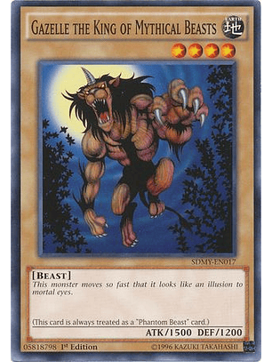Gazelle the King of Mythical Beasts - SDMY-EN017 - Common