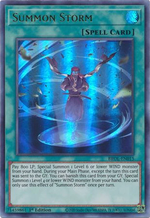 Summon Storm - BROL-EN015 - Ultra Rare