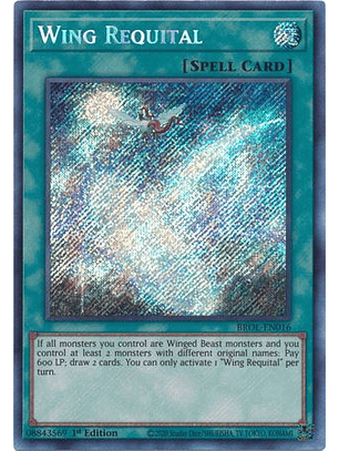 Wing Requital - BROL-EN016 - Secret Rare