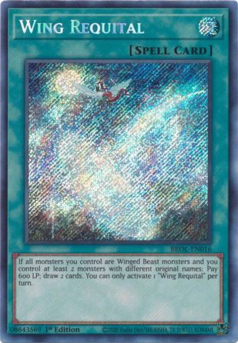 Wing Requital - BROL-EN016 - Secret Rare
